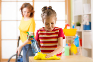 учим детей уборке дома